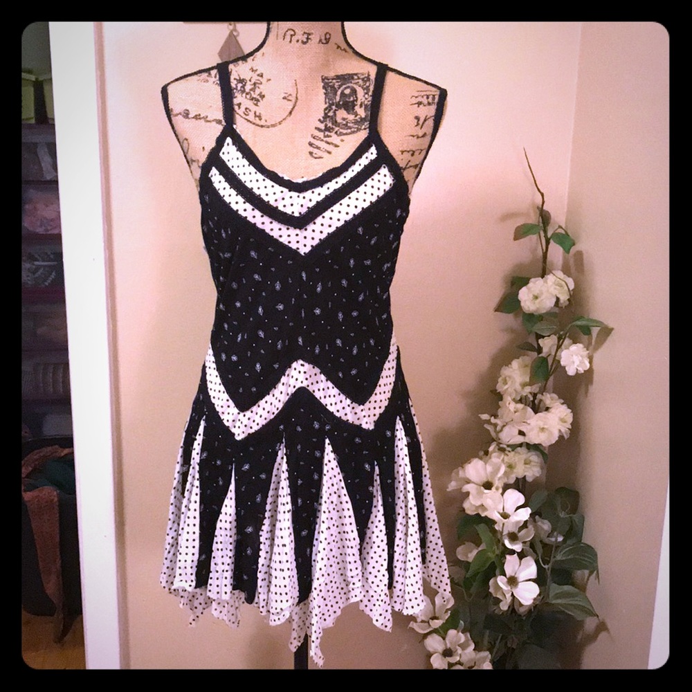 Free People In and Out handkerchief hem dress
